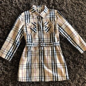 Burberry Check Dress (Girls size 4Y)